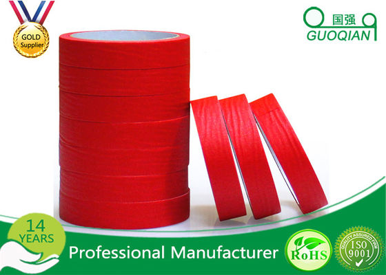 China Cinta Maksing roja del papel de crespón del producto de calidad para la anchura automotriz de la decoración 75m m de la pintura proveedor