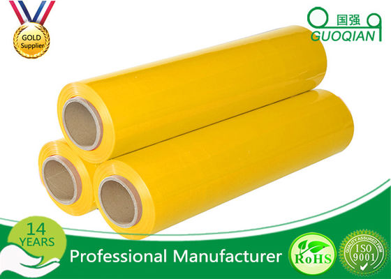 China Material de empaquetado amarillo de la película PE del abrigo del estiramiento para la materia prima de Lastic proveedor