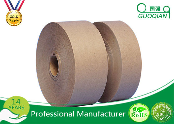 China El agua mojada ancha atada con alambre Kraft de los 4.8cm de cinta de papel/reforzó el papel de embalaje de la exportación del papel de Kraft proveedor