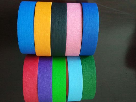 China El papel de crespón coloreó la cinta adhesiva decorativa automotriz de alta calidad de la cinta adhesiva proveedor