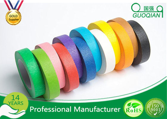 China El alto arco iris de la flexibilidad coloreó la cinta adhesiva para pintar, fácil quitar proveedor
