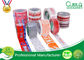Grueso impreso colorido piezosensible impermeable 35mic - 65mic de la cinta del embalaje proveedor