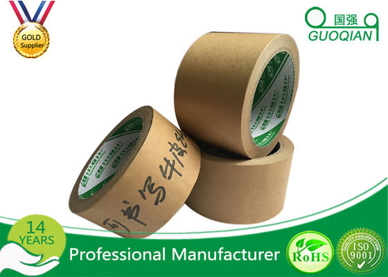 China Pegamento impreso aduana de cinta de papel floral de Diy Kraft del color de Brown para los cartones que embalan proveedor
