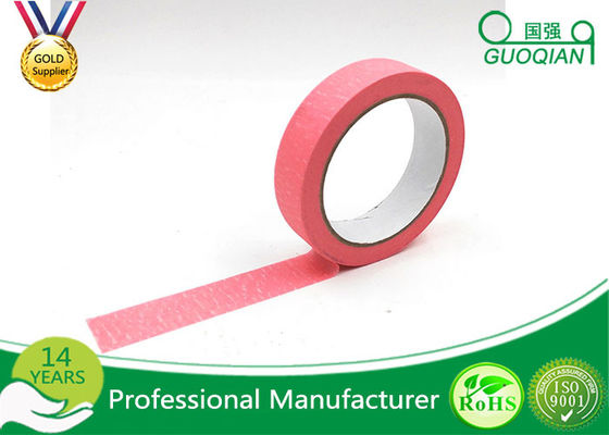 China Oficina que etiqueta etiquetas engomadas adhesivas rasgón fácil rosa/púrpura/rojo decorativos de la cinta del arte proveedor